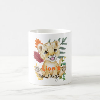 Lion's moed mok voor volwassen koffie kinderen mel