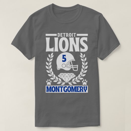 Lions Montgomery 5 Amerikaans T-shirt (Design voorkant)