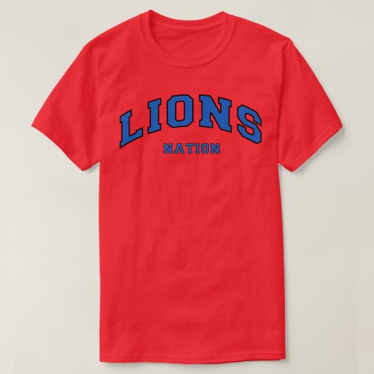 Lions Nation T-shirt (Design voorkant)