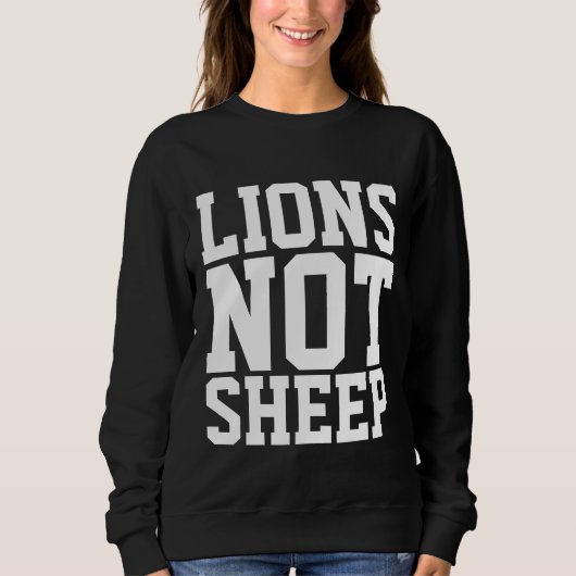 LIONS NIET SCHEPEN VAN T-SHIRTS EN ZWEEFSELS (Voorkant)