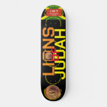 LIONS OF JUDAH. 8 1/4" Skateboarddek