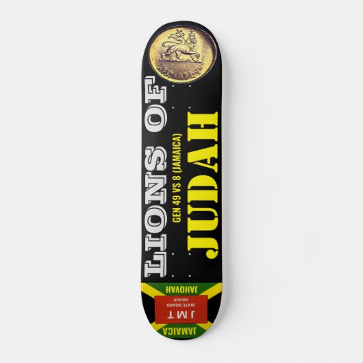 LIONS OF JUDAH Skateboard (Voorkant)