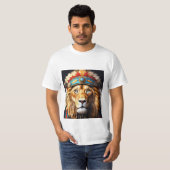 Lion's Pride: Artistieke T-Shirt Design voor de Mo (Voorkant volledig)