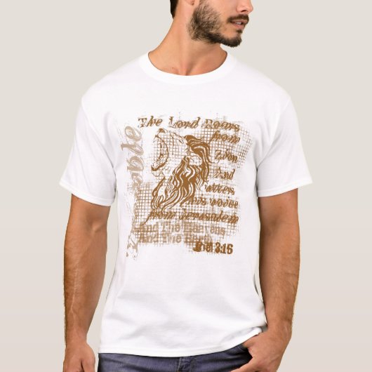 "Lions Roar" Christelijk T-Shirt (Voorkant)