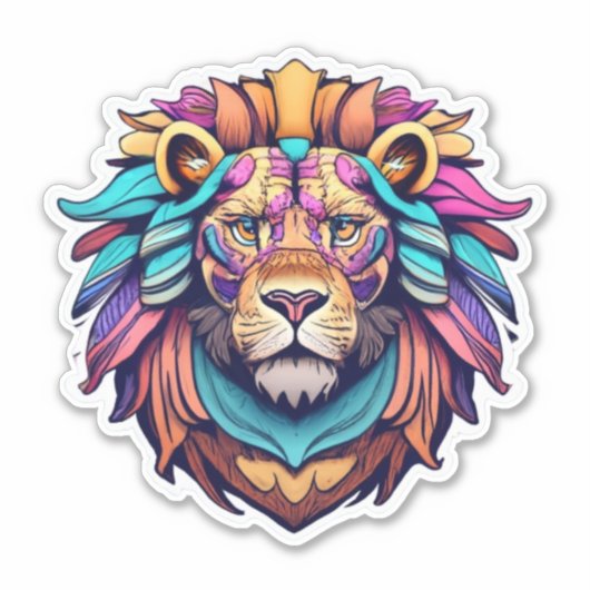 Lion's Roar Premium Sticker Set (Voorkant)