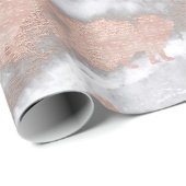 Lions roze Roze Roos Goud Metaalkleurig Cadeaupapier (Rol Hoek)