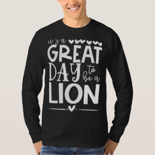 Lions School Sport Fan Team Spirit Mascotte Geweld T-shirt