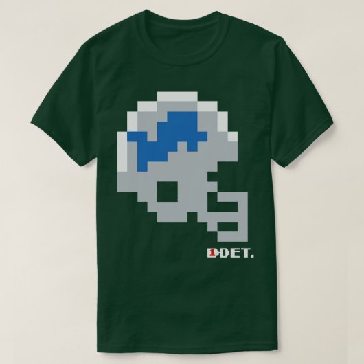 Lions Tecmo Bowl Helm Kussen T-shirt (Design voorkant)