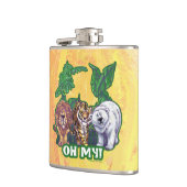 Lions Tiger Beren Oh Mijn Heupfles (Links)