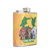 Lions Tiger Beren Oh Mijn Heupfles (Rechts)