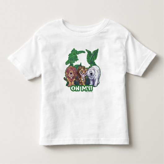 Lions Tiger Beren Oh Mijn Kinder Shirts (Voorkant)