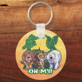 Lions Tiger Beren Oh Mijn Sleutelhanger (Voorkant)