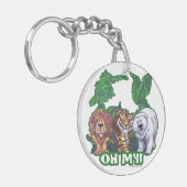 Lions Tiger Beren Oh Mijn Sleutelhanger (Voorkant Links)