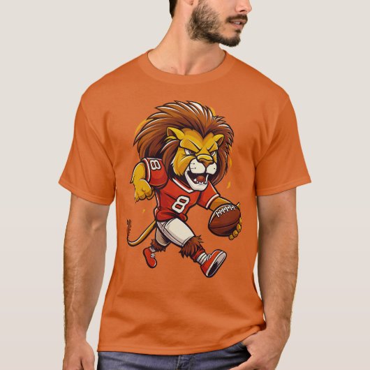 Lions TouchdownAmerikaans T-shirt (Voorkant)