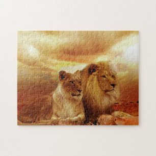 Lions Wildlife Jigsaw Puzzle Legpuzzel