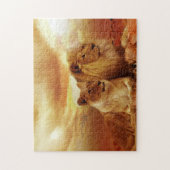 Lions Wildlife Jigsaw Puzzle Legpuzzel (Verticaal)