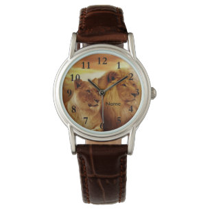 Lions Wildlife polshorloge Horloge