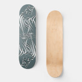 Lionskateboard actief - Uw kleuren Persoonlijk Skateboard (Voorkant)