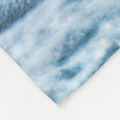 Lionsneeuw die op een kunstdier ligt fleece deken (Hoek)