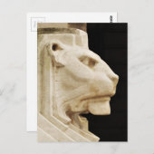 Lionstandbeeld in Nottingham Briefkaart (Voorkant / Achterkant)