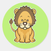 Lionsticker Ronde Sticker (Voorkant)