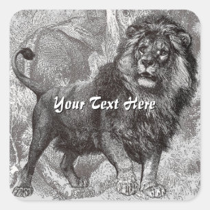 lionstickers vierkante sticker