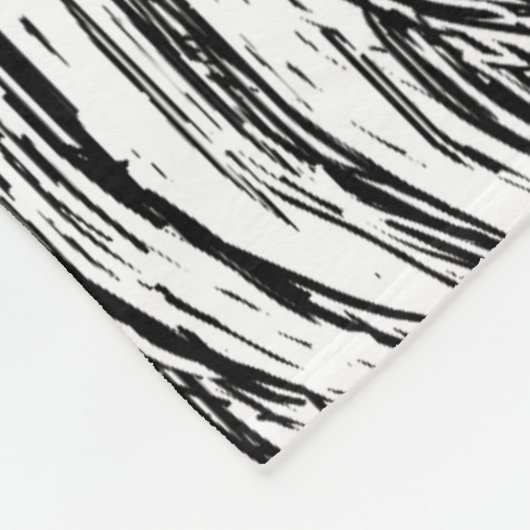 Liontekening Fleece Deken (Hoek)