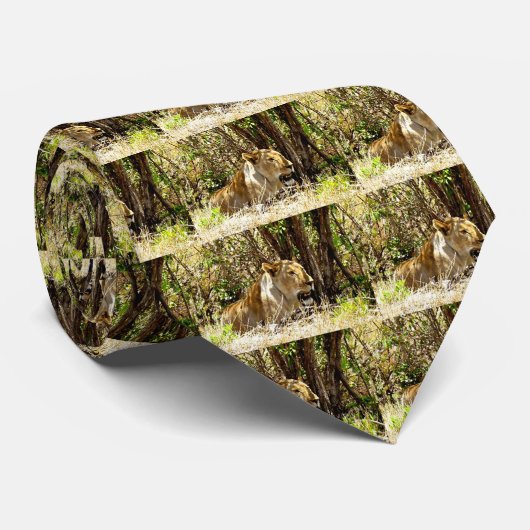 LIONTHEID IN KENIA AFRIKA STROPDAS (Opgerold)