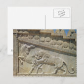 Lionvechtstier, noodtrap, oostelijke trap briefkaart (Voorkant / Achterkant)