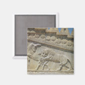 Lionvechtstier, noodtrap, oostelijke trap magneet (Voorkant / Achterkant)