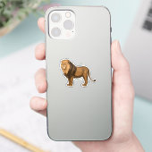 Lionvectorillustratie Sticker (Telefoon)