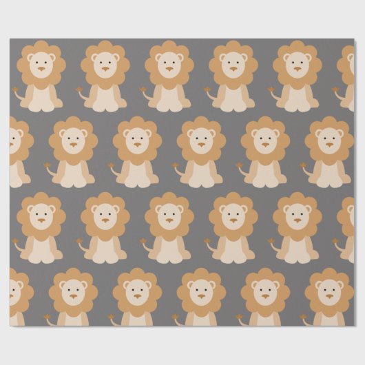 Lionverlooppapier Cadeaupapier (Vlak)