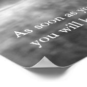 Lionvertrouwensprijsopgave Inspirerend Poster (Hoek)