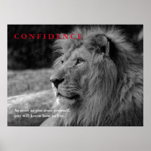 Lionvertrouwensprijsopgave Inspirerend Poster