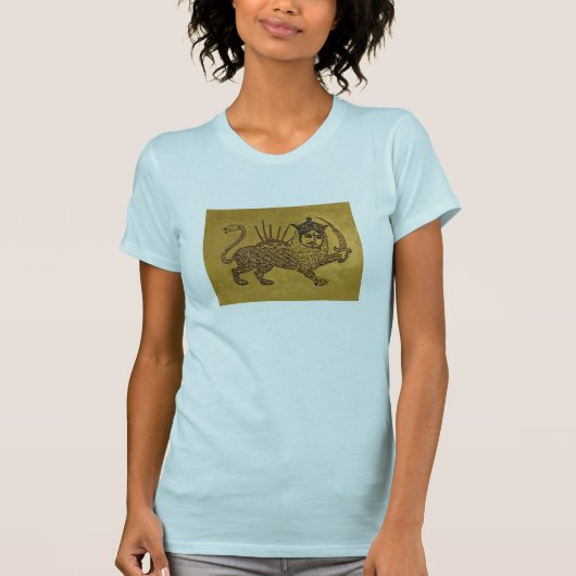 Lionvlag-ontwerp T-shirt (Voorkant)