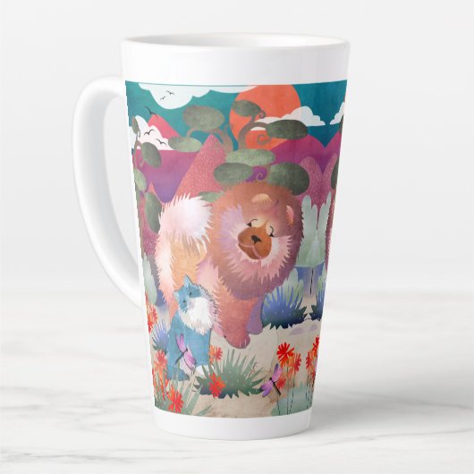 LIONZ EN DRAGONZ Latte Mok (Linkerhoek)