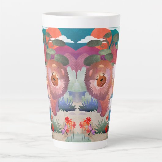 LIONZ EN DRAGONZ Latte Mok (Voorkant)