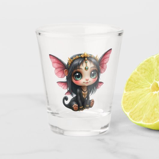 Liora – Bewaarder van Kleine Sterren. Shot Glas (Voorkant)