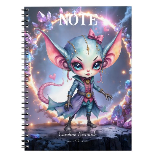 Liora – Kristallen Hart van de Sterren  Notitieboek (Voorkant)