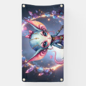 Liora – Kristallen Hart van de Sterren Spandoek (Verticaal)