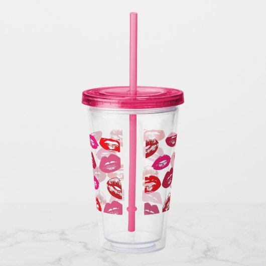 Lip Acryl Drinkbeker (Rechts)