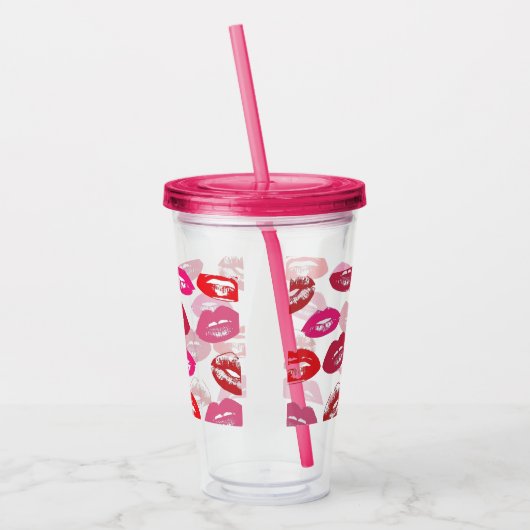 Lip Acryl Drinkbeker (Links)