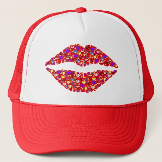 Lip afbeelding, pet, te koop! trucker pet (Voorkant)