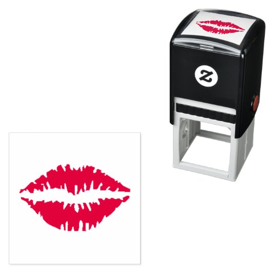 Lip afdrukken zelfinktende stempel (In situ)