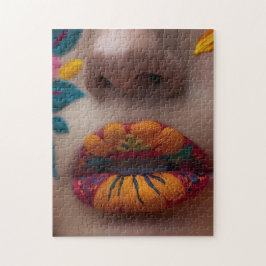 Lip Art Legpuzzel