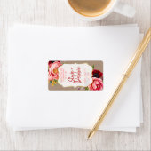 Lip Balm Bedankt voor je huwelijk. Etiket (Insitu)