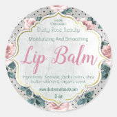  Lip Balm Label Handmade Business (Voorkant)