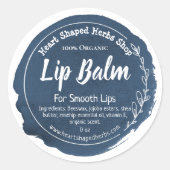 Lip Balm Label Handmade Business (Voorkant)