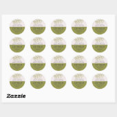 Lip Balm Label Modern Groen  (Vel)