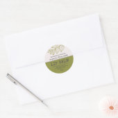 Lip Balm Label Modern Groen  (Envelop)